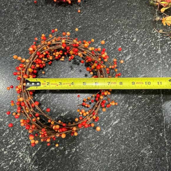 SOLD - Set of 8 Candle Rings for Fall/Thanksgivng/Wedding/Table Decor - Picture 6 of 9